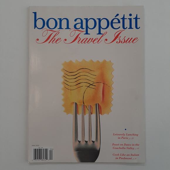 Bon Appétit Magazine April 2022 Travel Issue Cooking Food Publisher - Picture 1 of 2